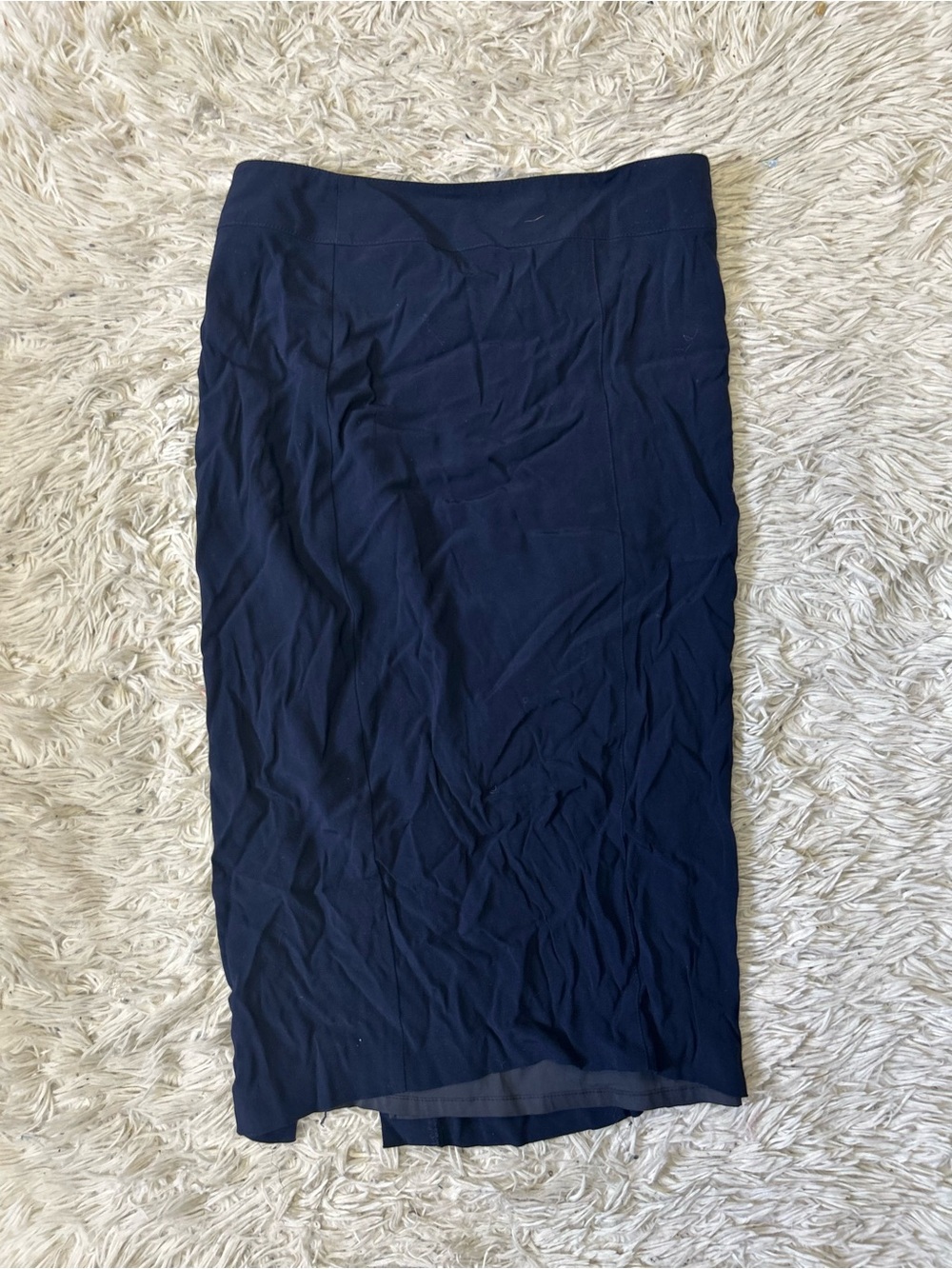 Iris Setlakwe Navy Pencil Skirt